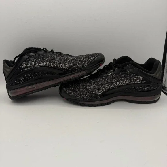 Nike Air Max Deluxe Skepta Black Deep Red Men's Running Shoes Size 9.5 - Picture 5 of 10